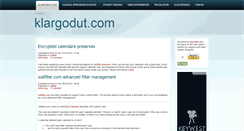 Desktop Screenshot of klargodut.com